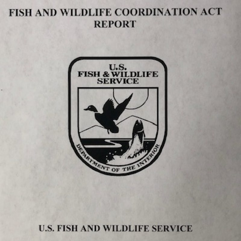 USFWS 2020 Fish and Wildlife Coordination Act Report on Pearl River One Lake Project